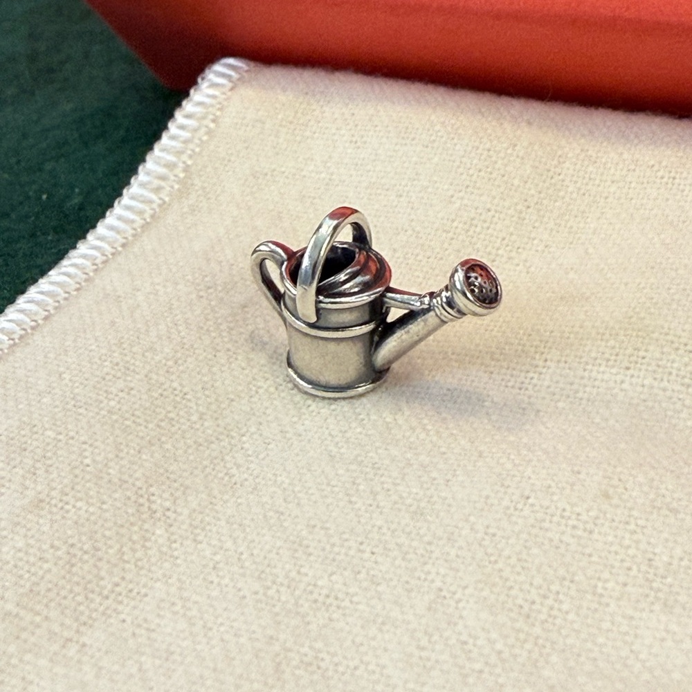 Retired James Avery Sterling Silver Watering Can Charm